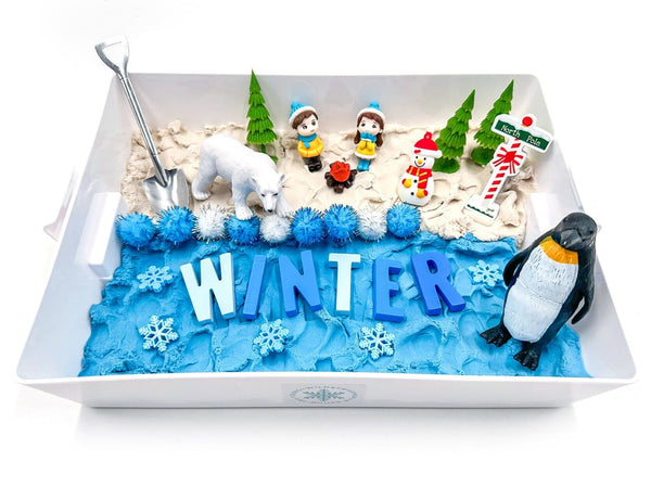 Winter Sensory Bin Sensory Bin Young, Wild & Friedman 