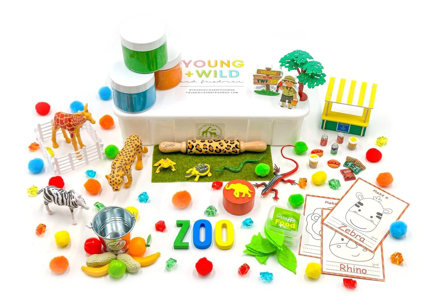 Zoo Keeper Sensory Kit Sensory Kit Young, Wild & Friedman 