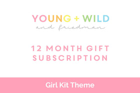 12 Month Gift Subscription - Girl Theme