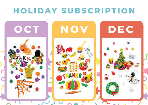 3 Month Holiday Sub - Haunted House + Fall + Decorate a Tree Subscription Young, Wild & Friedman 