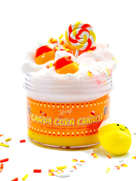 Candy Corn Crunch Halloween Slime