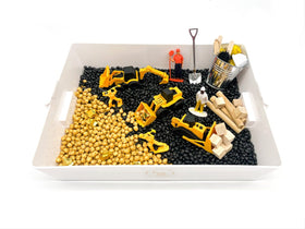 Construction Sensory Bin