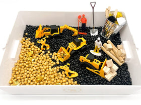 Construction Sensory Bin