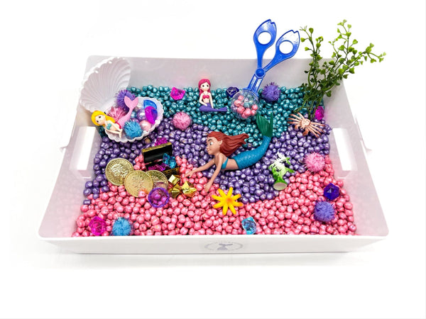 Mermaid Sensory Bin Sensory Bin Young, Wild & Friedman 