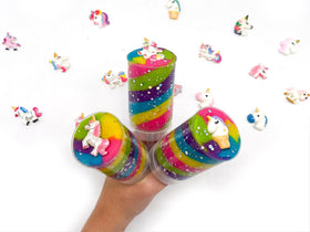 Rainbow Unicorn Push Pops