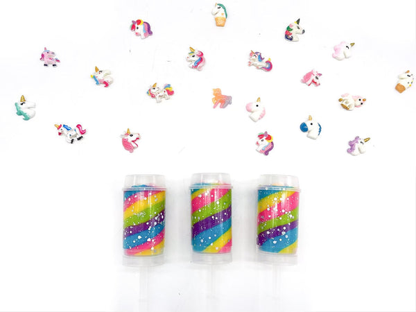 Rainbow Unicorn Push Pops Sensory Dough Young, Wild & Friedman 