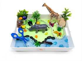 Zoo Sensory Bin