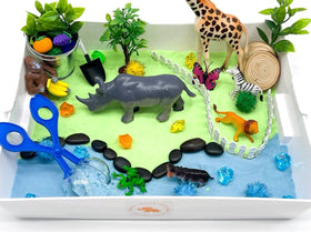Zoo Sensory Bin